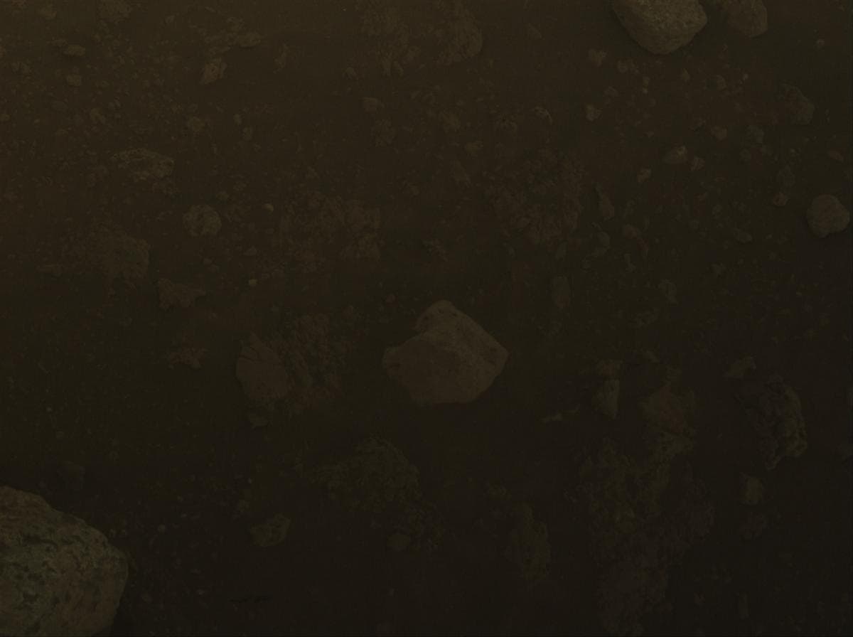 Mars image captured by FRONT_HAZCAM_LEFT_A on Perseverance