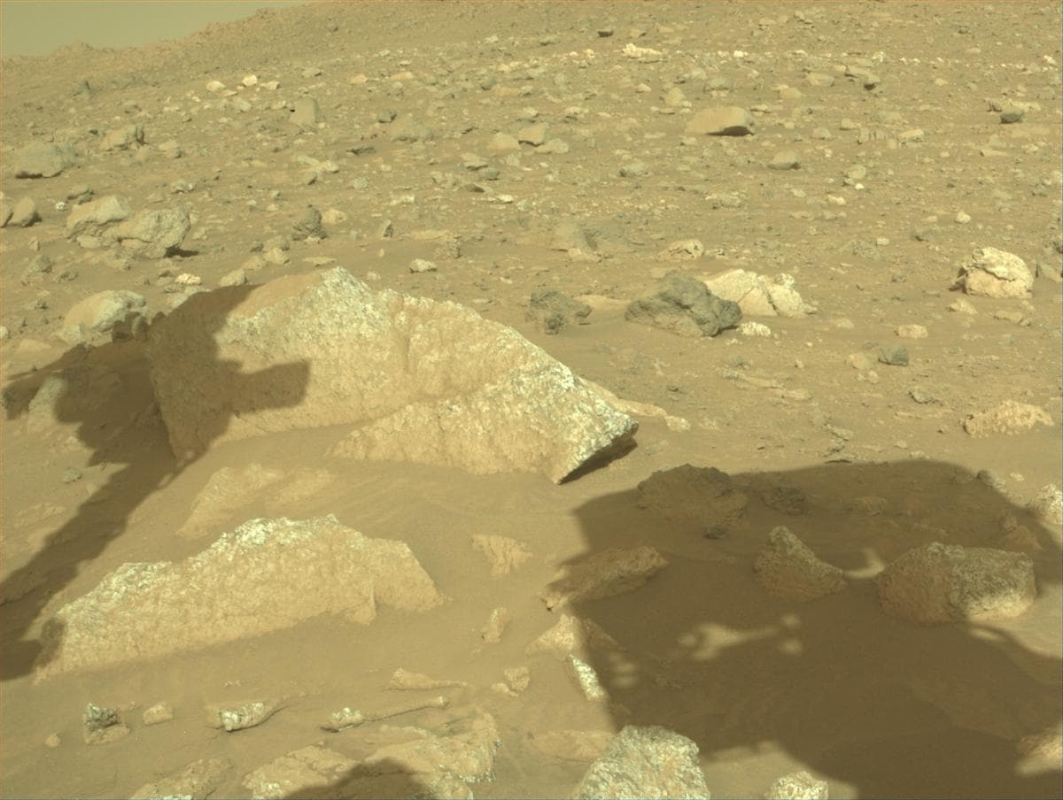 Mars image captured by FRONT_HAZCAM_RIGHT_A on Perseverance