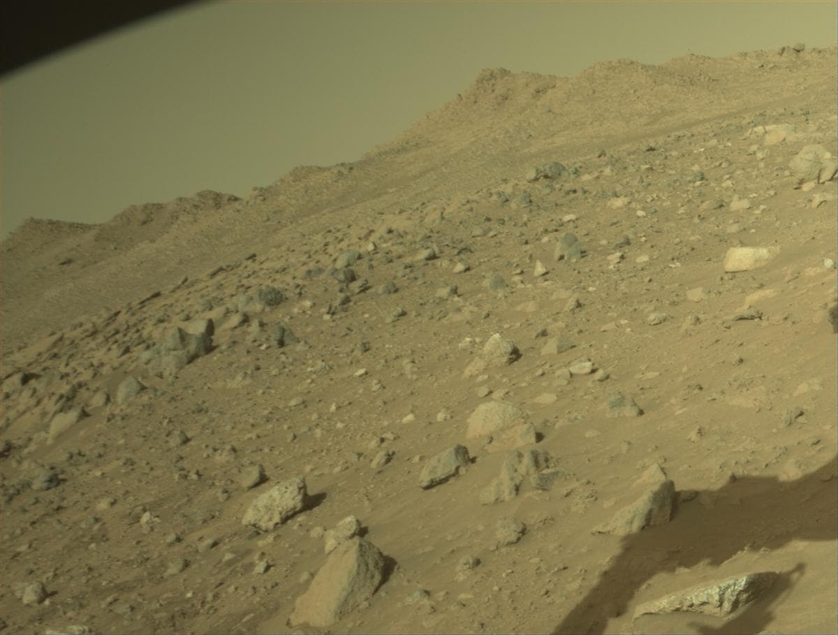 Mars image captured by FRONT_HAZCAM_RIGHT_A on Perseverance