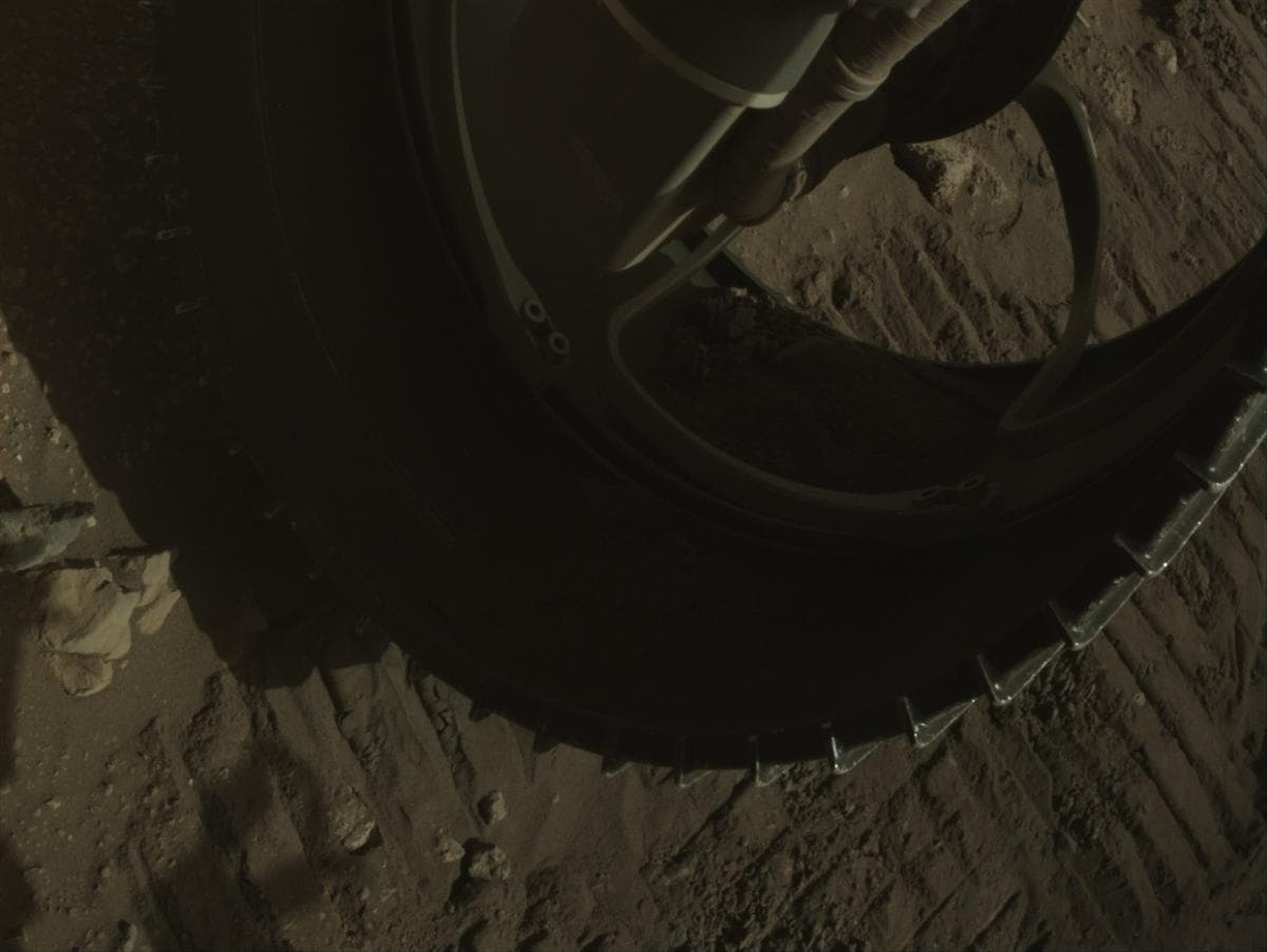 Mars image captured by FRONT_HAZCAM_RIGHT_A on Perseverance