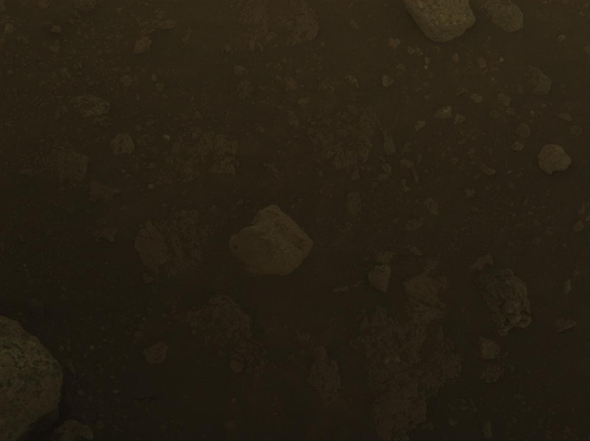 Mars image captured by FRONT_HAZCAM_RIGHT_A on Perseverance
