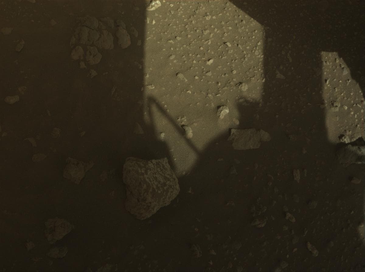 Mars image captured by FRONT_HAZCAM_RIGHT_A on Perseverance