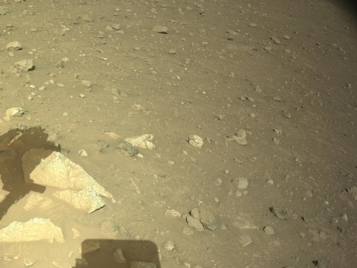 Mars image captured by NAVCAM_LEFT on Perseverance