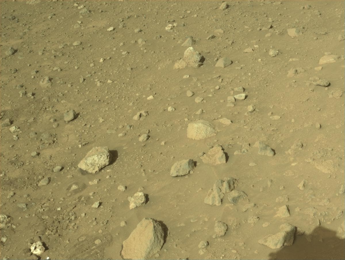 Mars image captured by NAVCAM_LEFT on Perseverance