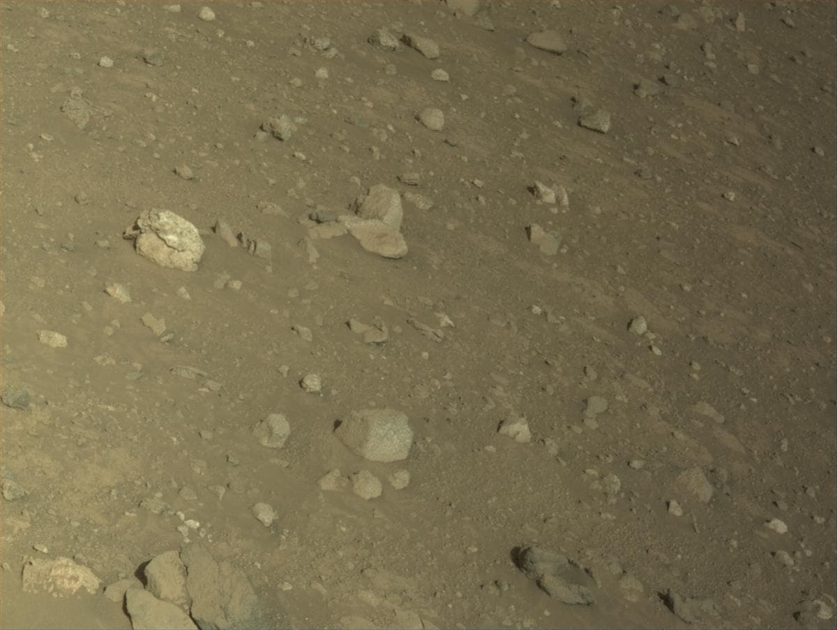 Mars image captured by NAVCAM_LEFT on Perseverance