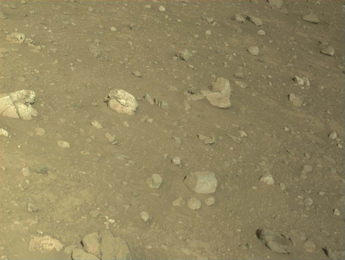 Mars image captured by NAVCAM_RIGHT on Perseverance