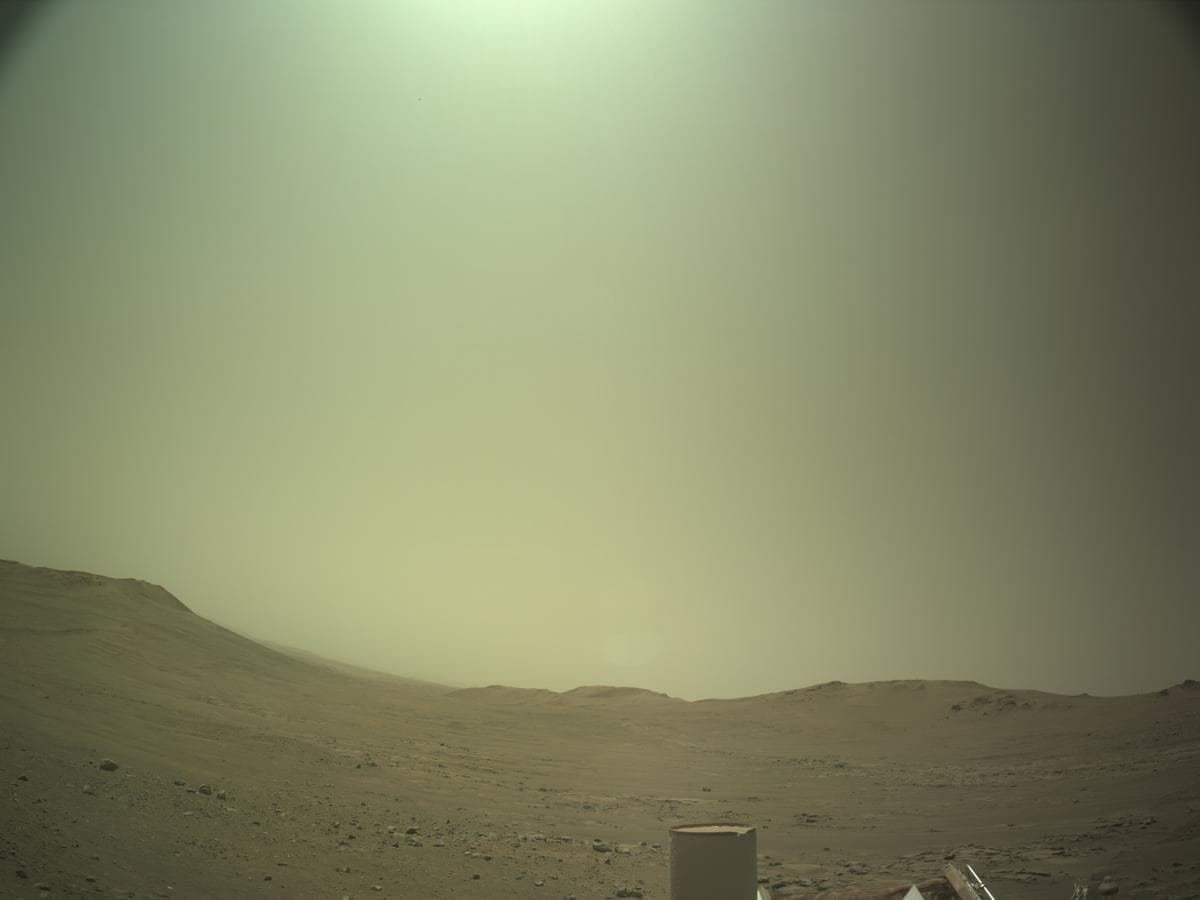 Mars image captured by NAVCAM_LEFT on Perseverance
