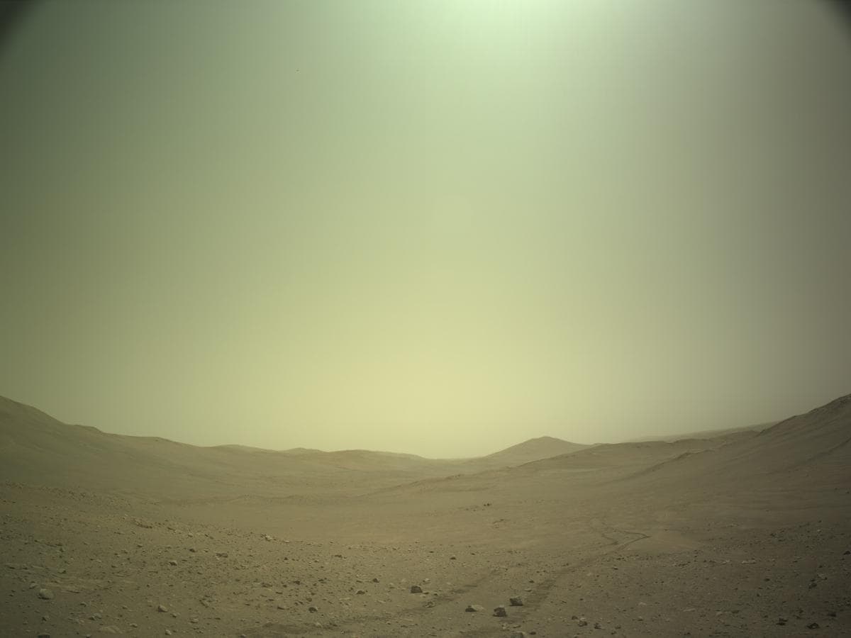 Mars image captured by NAVCAM_LEFT on Perseverance