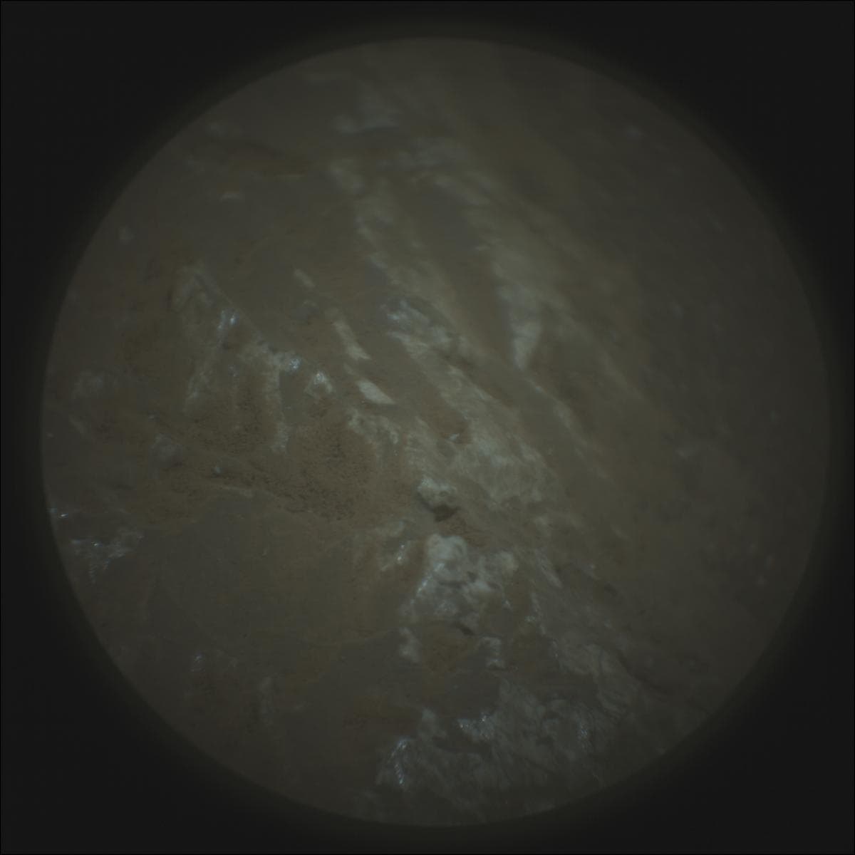 Mars image captured by SUPERCAM_RMI on Perseverance
