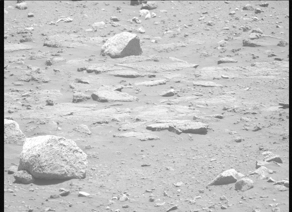 Mars image captured by MCZ_LEFT on Perseverance