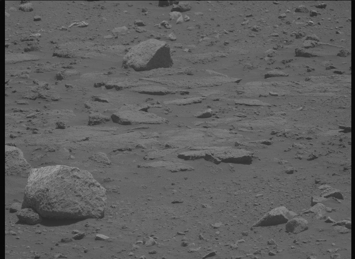 Mars image captured by MCZ_LEFT on Perseverance