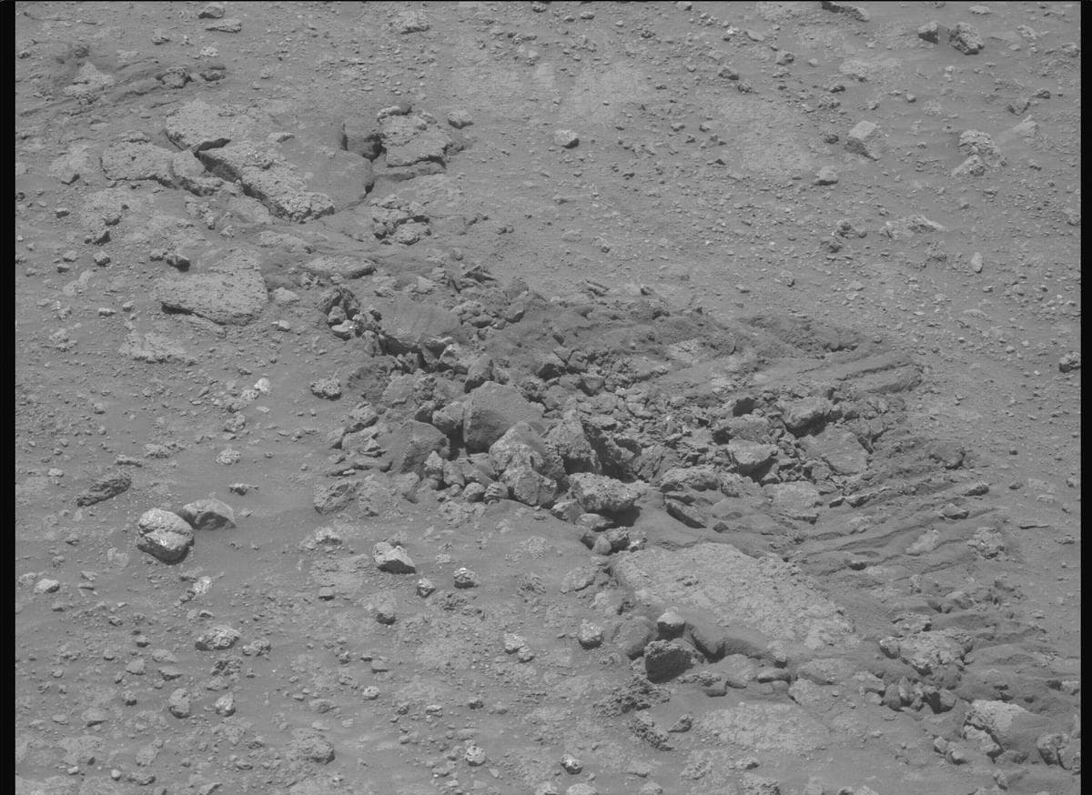 Mars image captured by MCZ_LEFT on Perseverance