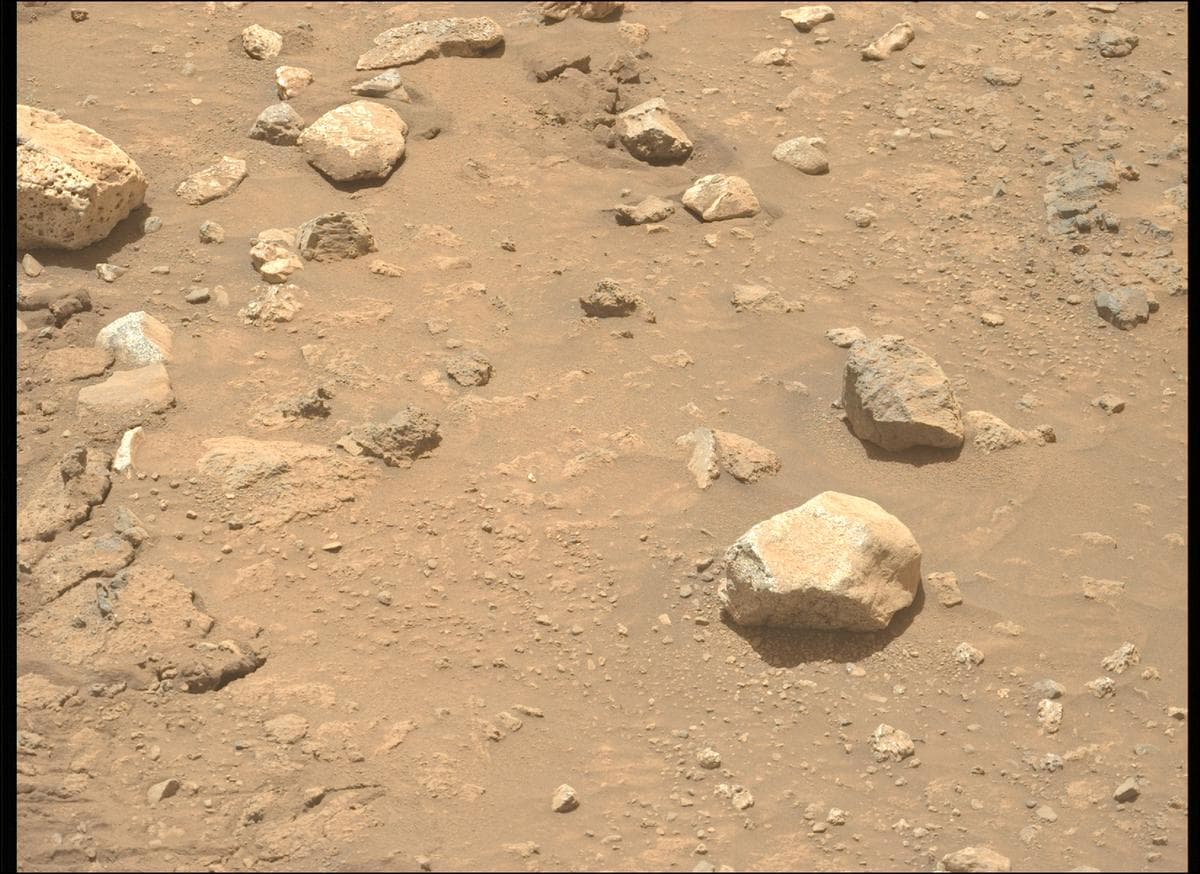 Mars image captured by MCZ_LEFT on Perseverance