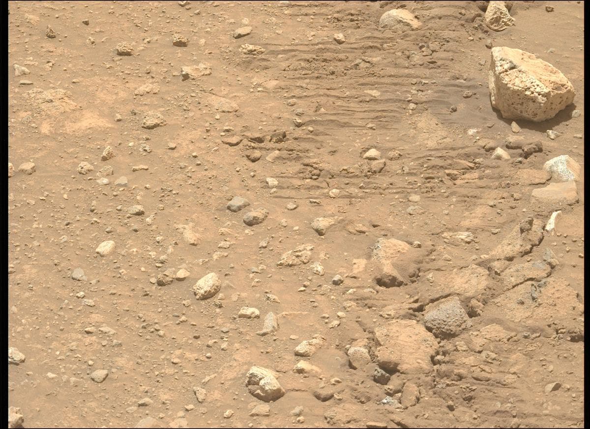 Mars image captured by MCZ_LEFT on Perseverance