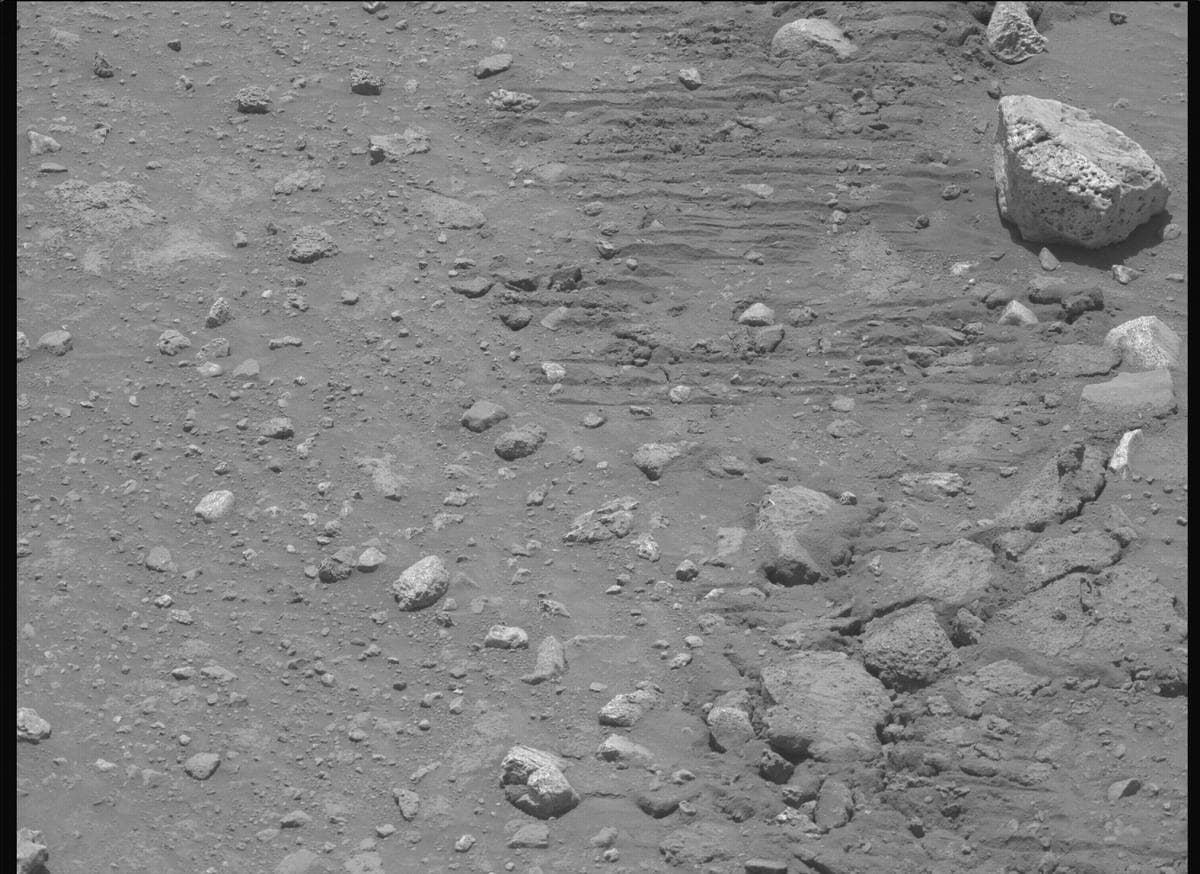 Mars image captured by MCZ_LEFT on Perseverance
