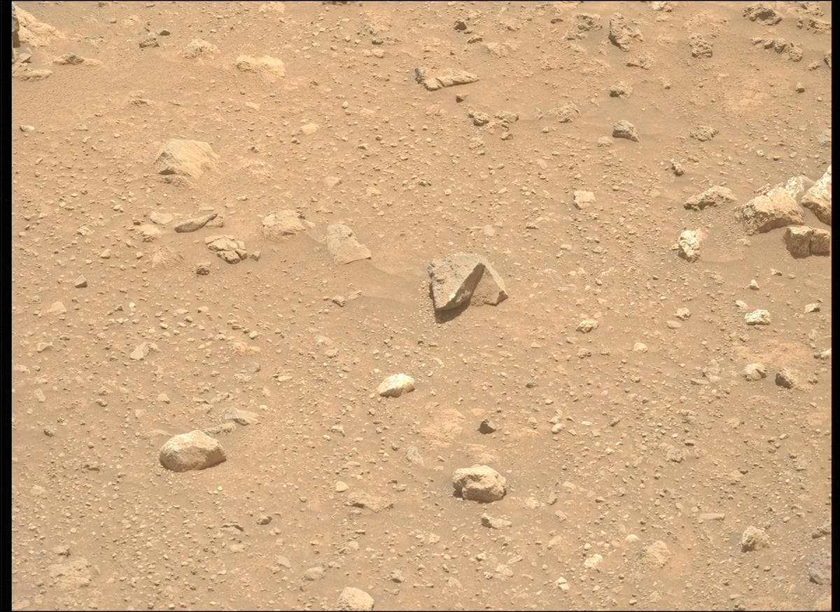Mars image captured by MCZ_LEFT on Perseverance