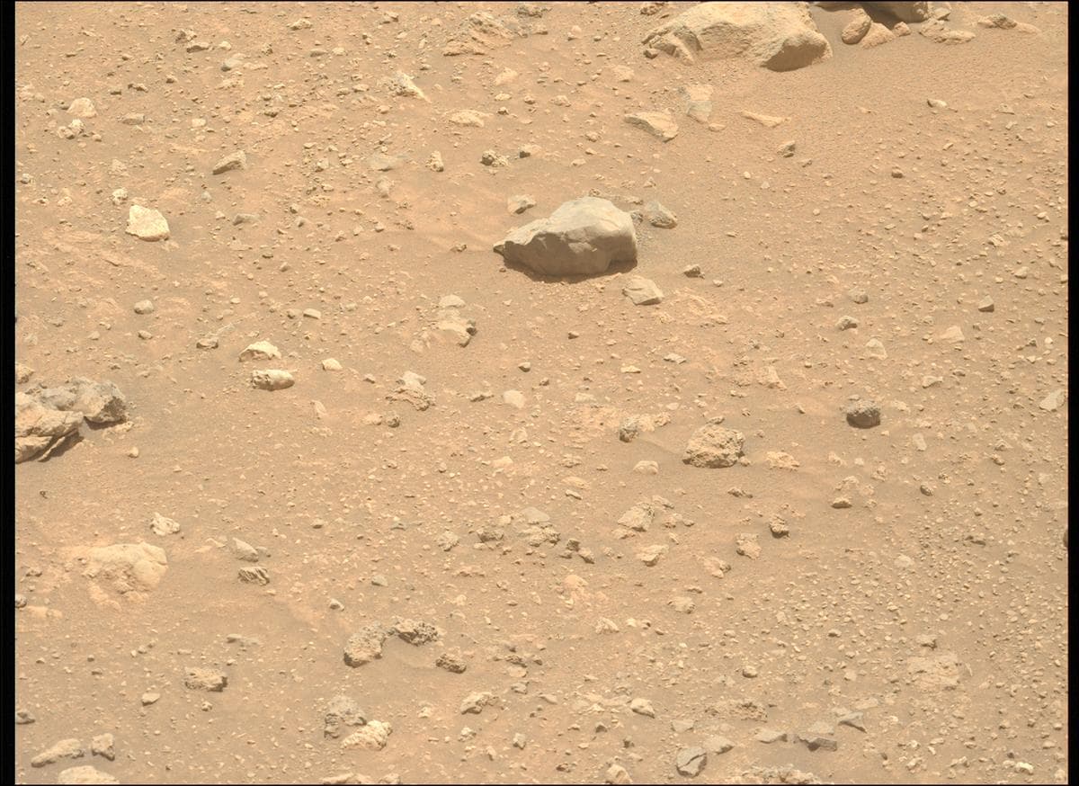 Mars image captured by MCZ_LEFT on Perseverance