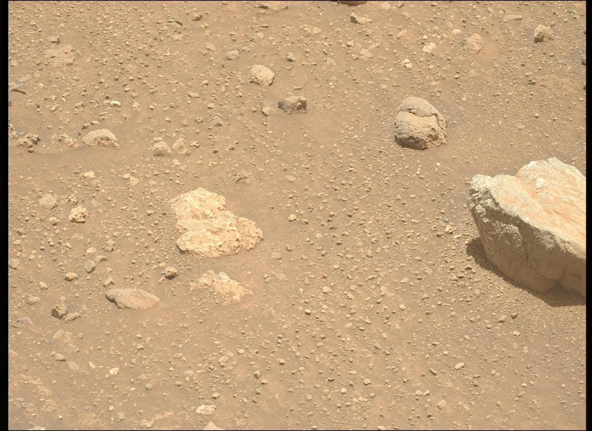 Mars image captured by MCZ_LEFT on Perseverance