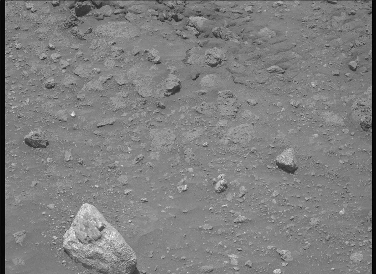 Mars image captured by MCZ_LEFT on Perseverance