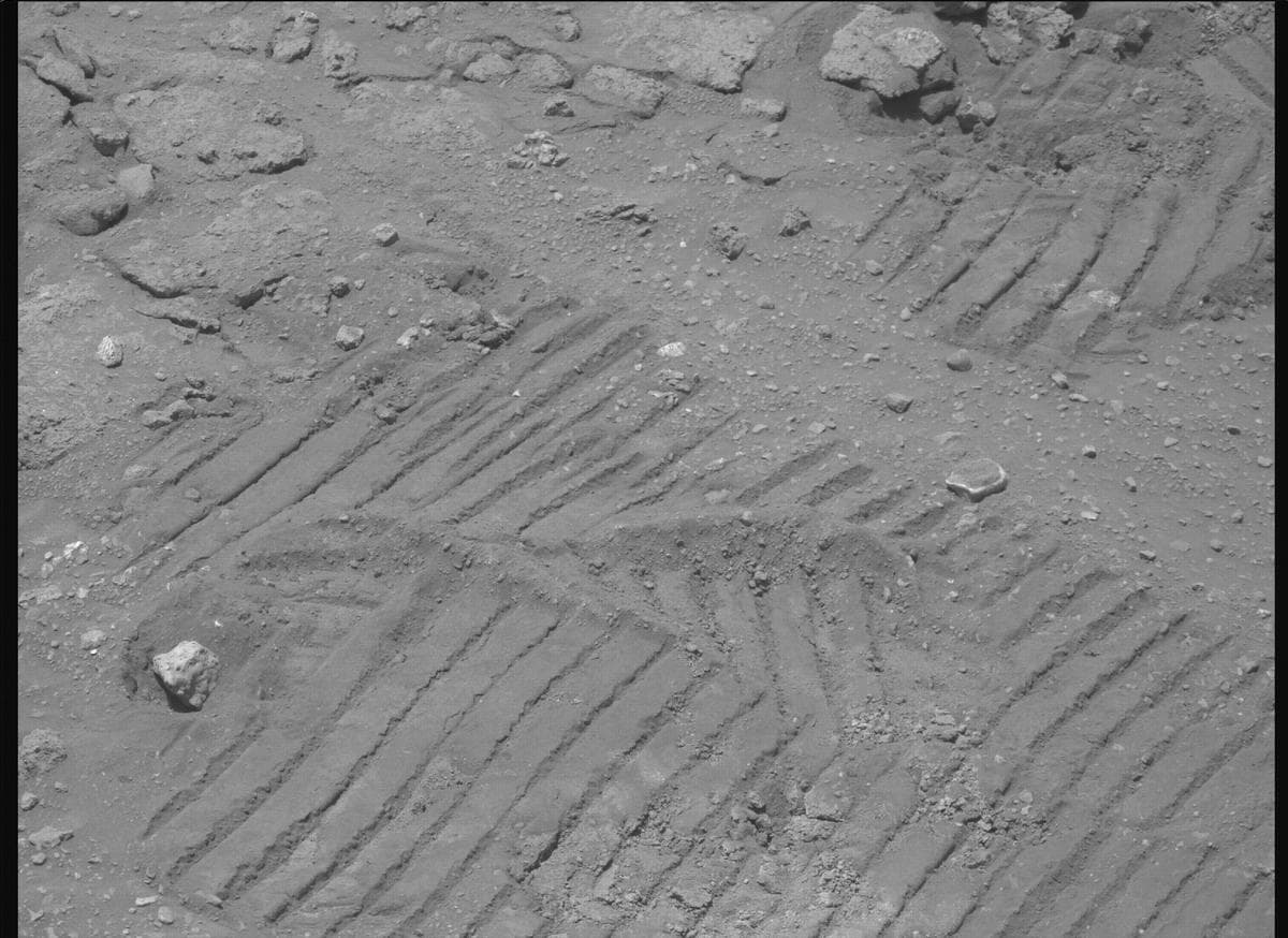 Mars image captured by MCZ_RIGHT on Perseverance
