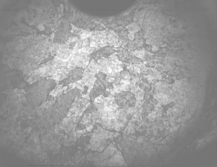 Mars image captured by PIXL_MCC on Perseverance