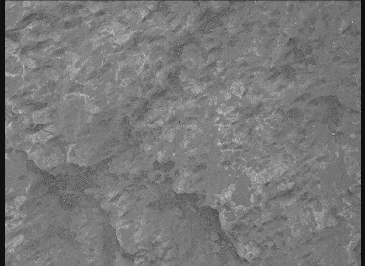 Mars image captured by SHERLOC_WATSON on Perseverance