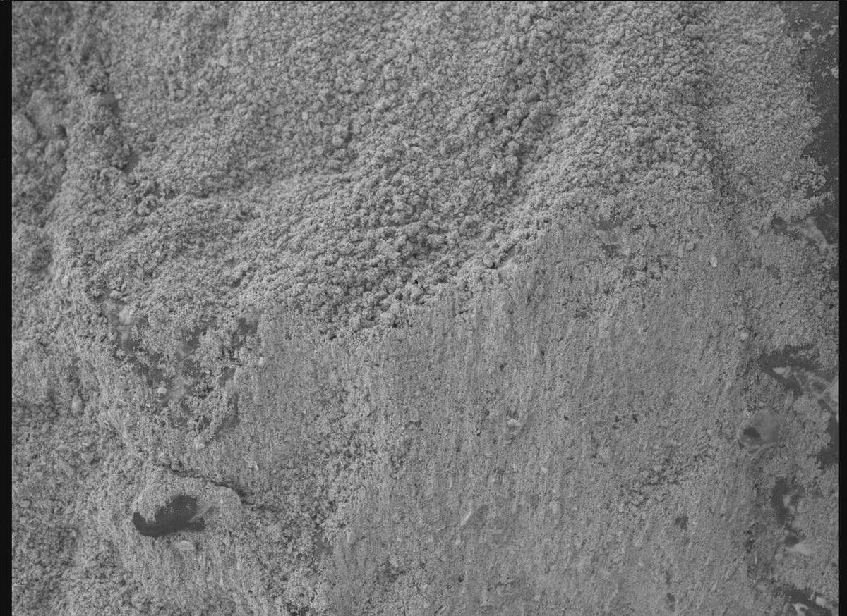 Mars image captured by SHERLOC_WATSON on Perseverance