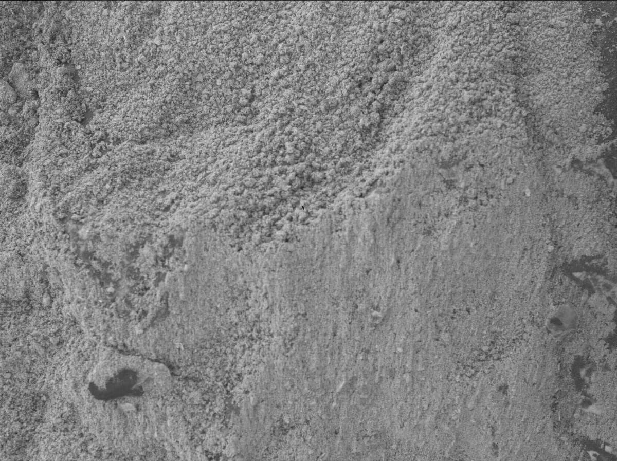 Mars image captured by SHERLOC_WATSON on Perseverance