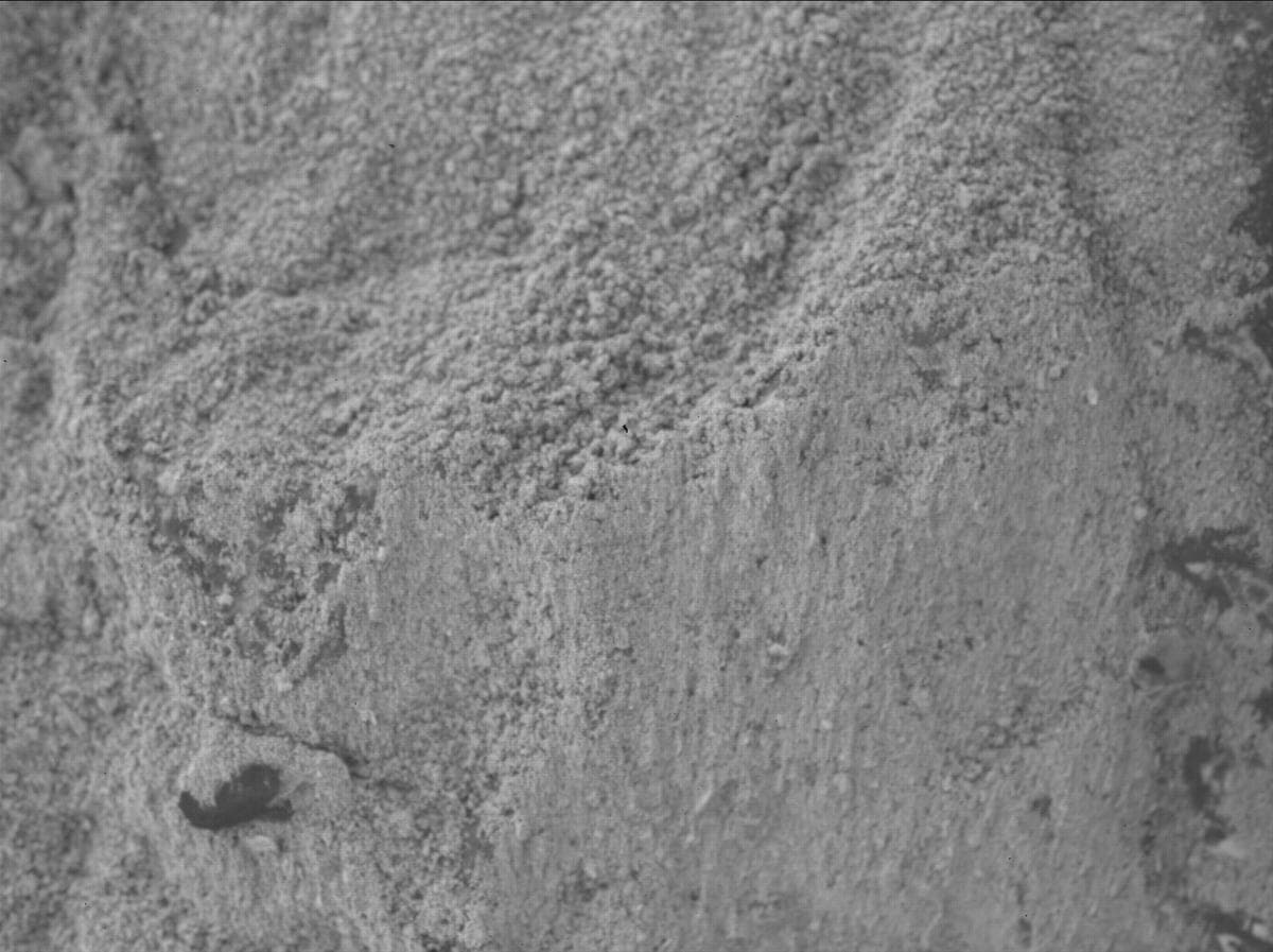 Mars image captured by SHERLOC_WATSON on Perseverance