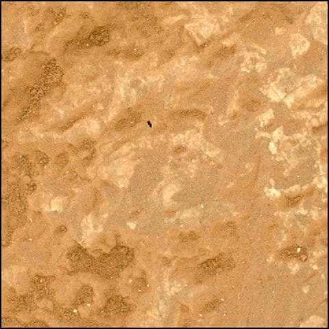 Mars image captured by SHERLOC_WATSON on Perseverance
