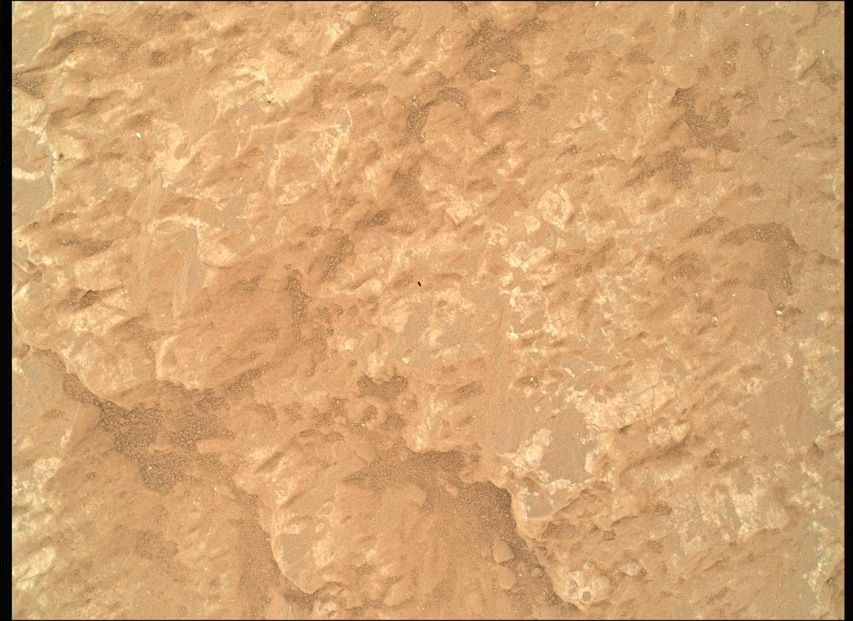 Mars image captured by SHERLOC_WATSON on Perseverance