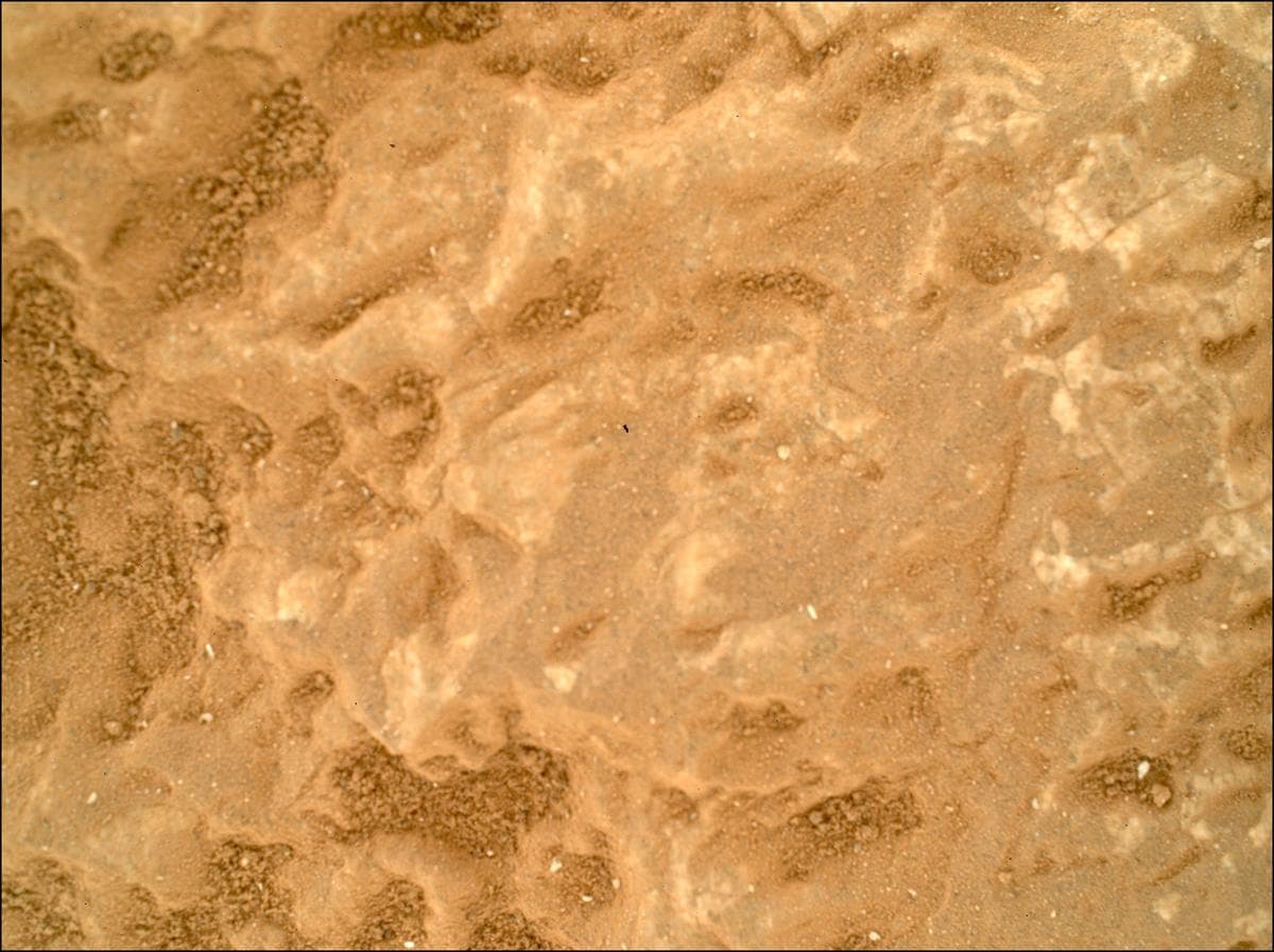 Mars image captured by SHERLOC_WATSON on Perseverance