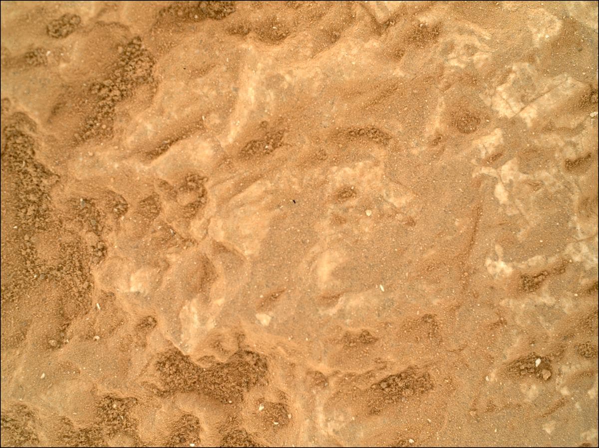 Mars image captured by SHERLOC_WATSON on Perseverance