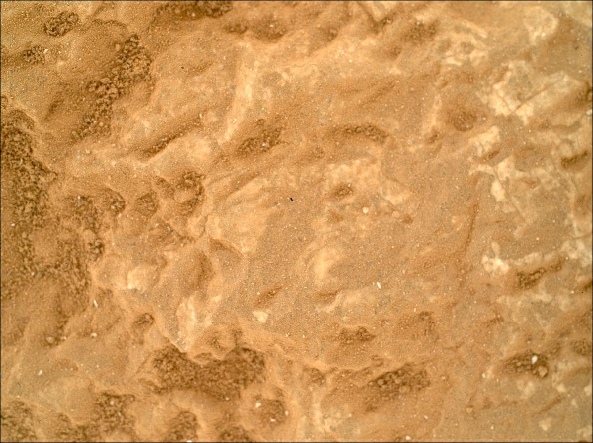 Mars image captured by SHERLOC_WATSON on Perseverance