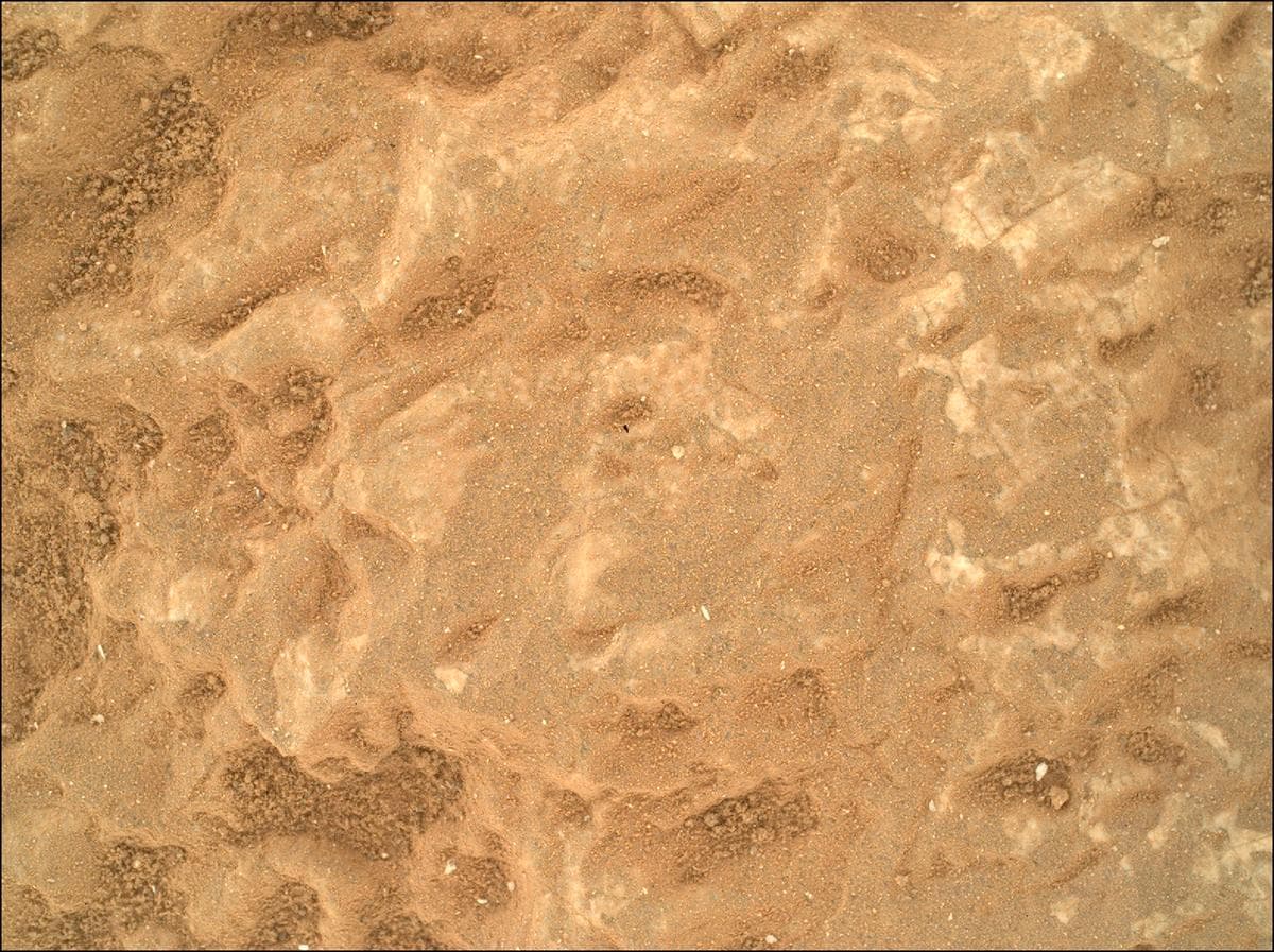 Mars image captured by SHERLOC_WATSON on Perseverance