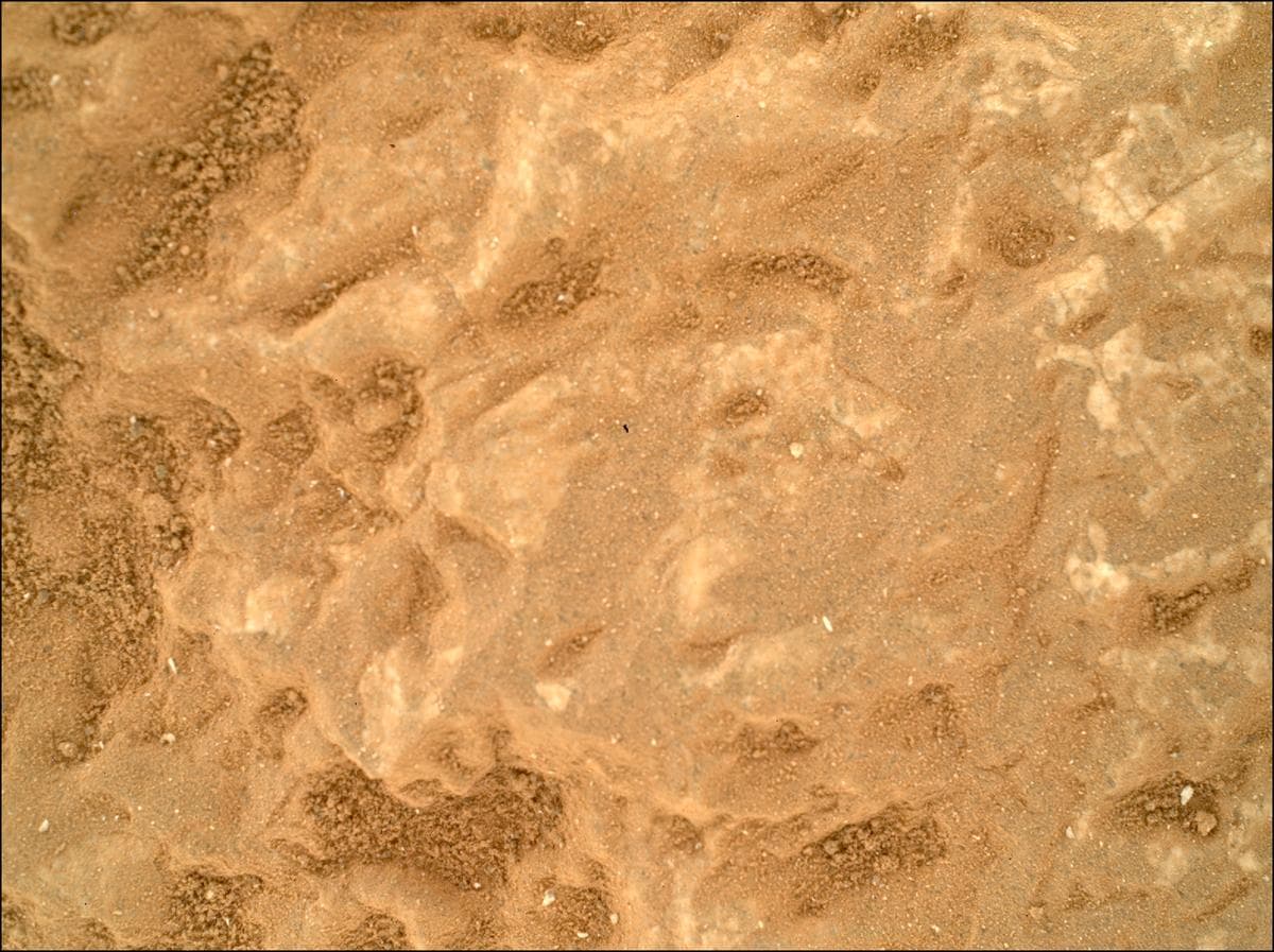 Mars image captured by SHERLOC_WATSON on Perseverance