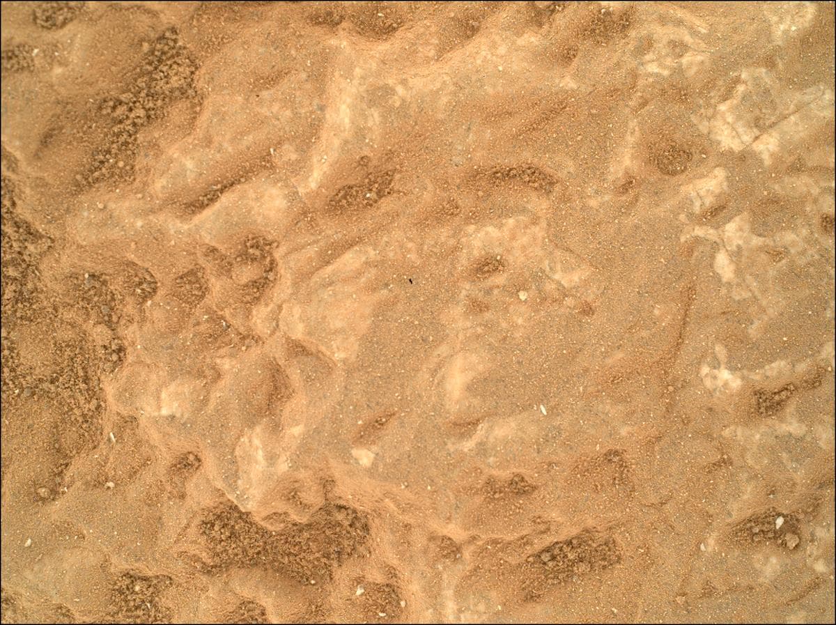 Mars image captured by SHERLOC_WATSON on Perseverance