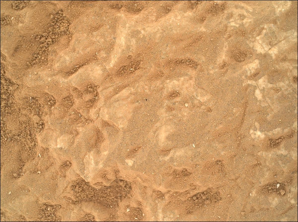 Mars image captured by SHERLOC_WATSON on Perseverance