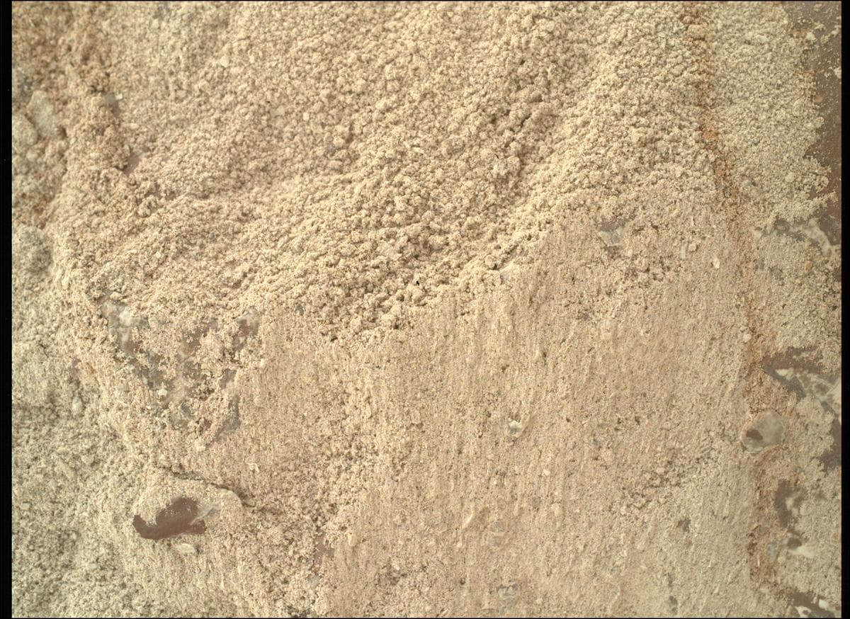 Mars image captured by SHERLOC_WATSON on Perseverance