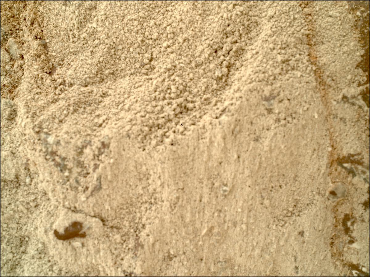 Mars image captured by SHERLOC_WATSON on Perseverance
