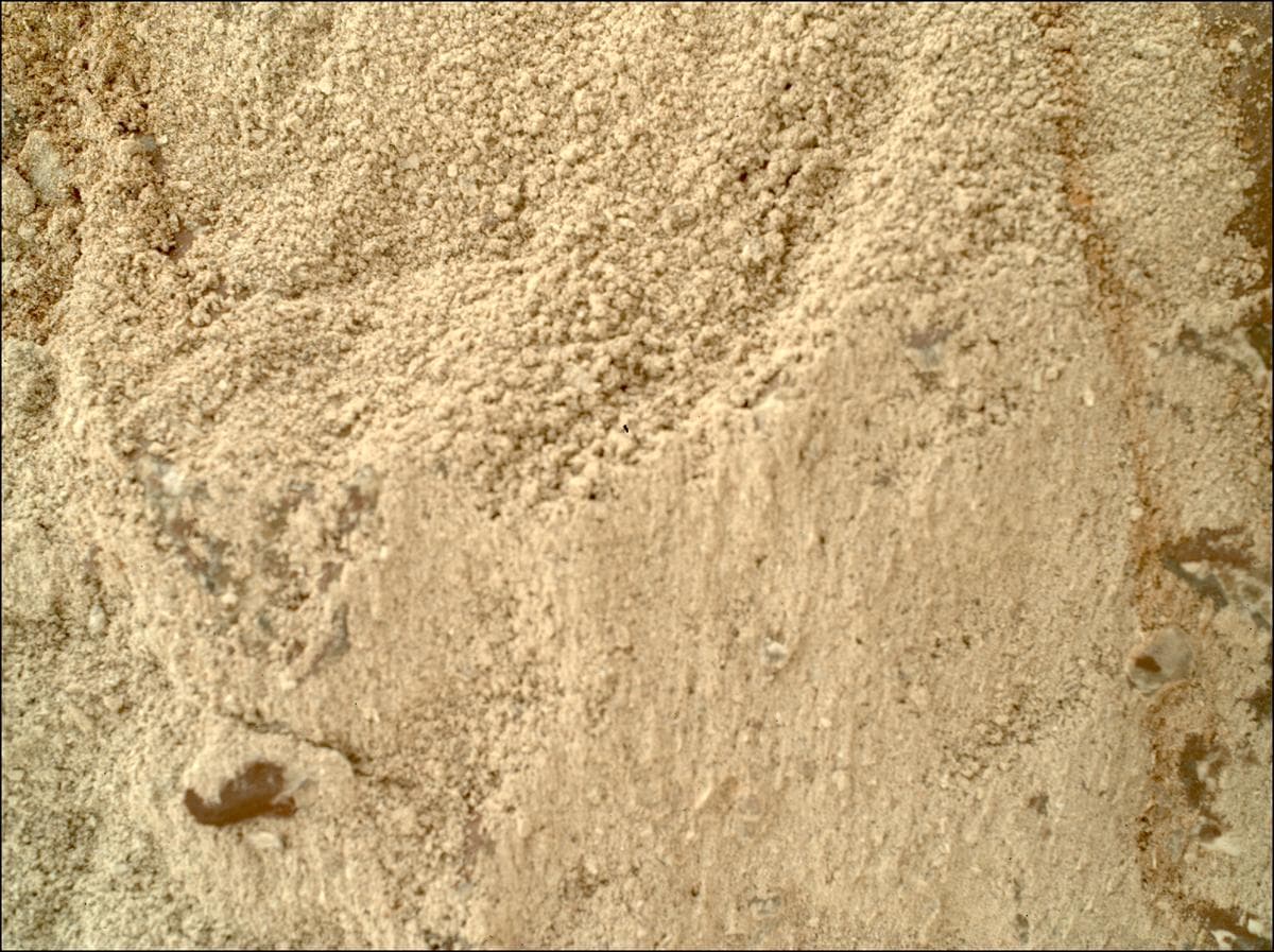 Mars image captured by SHERLOC_WATSON on Perseverance