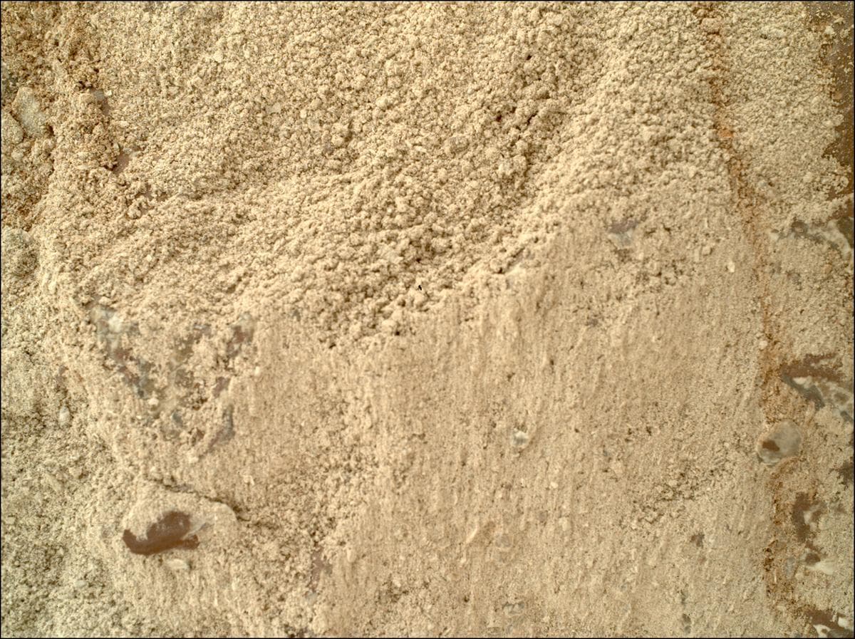 Mars image captured by SHERLOC_WATSON on Perseverance