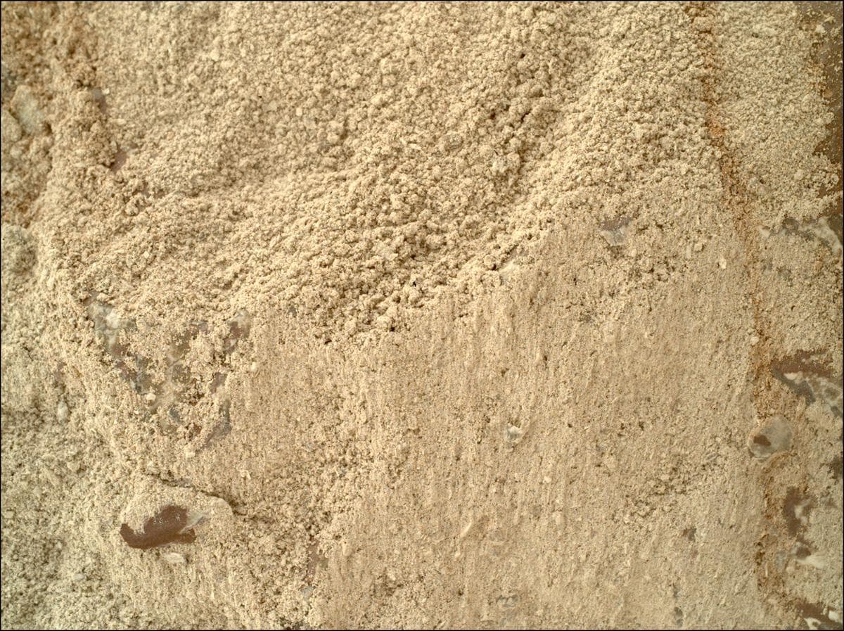 Mars image captured by SHERLOC_WATSON on Perseverance