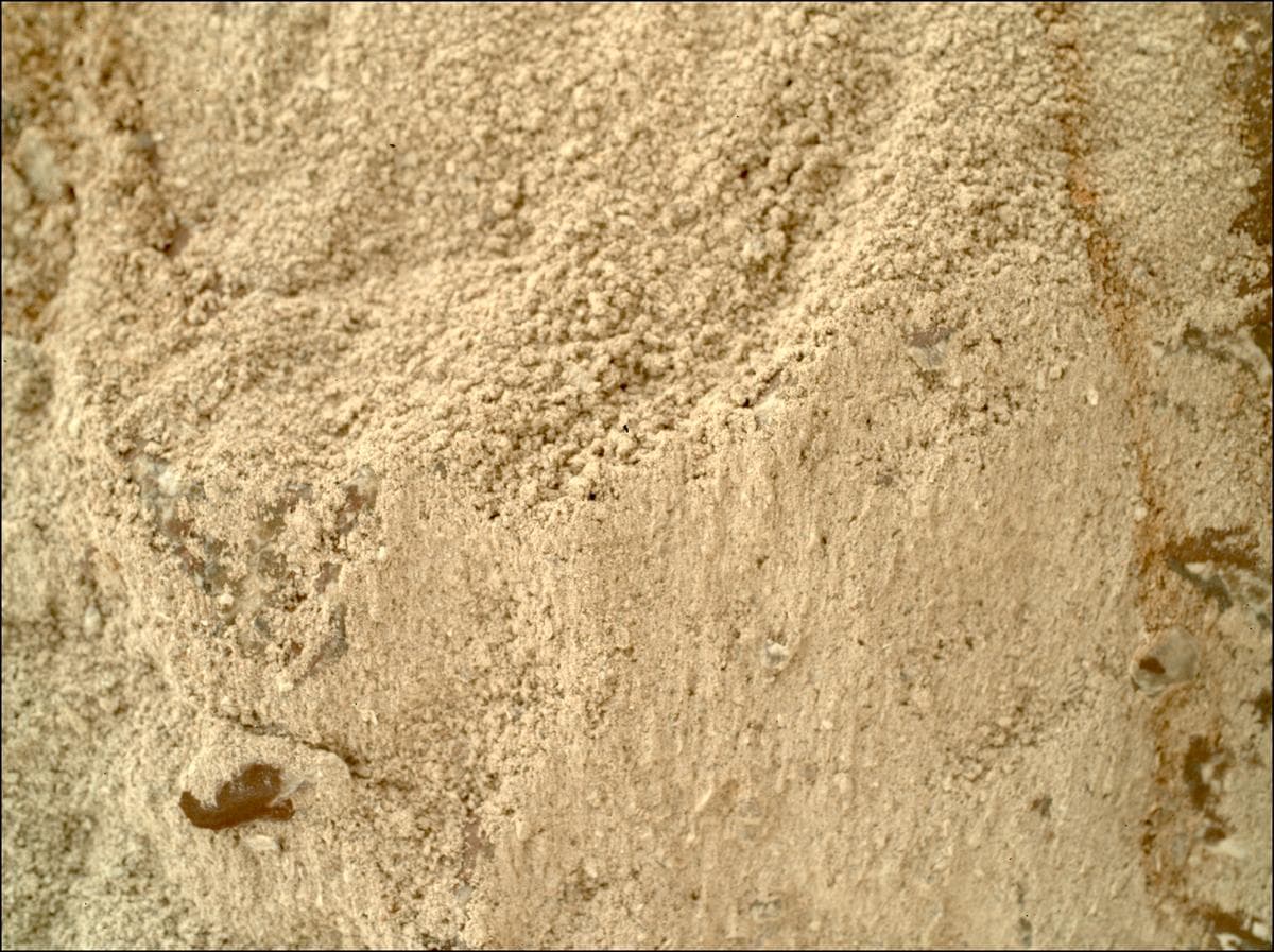 Mars image captured by SHERLOC_WATSON on Perseverance