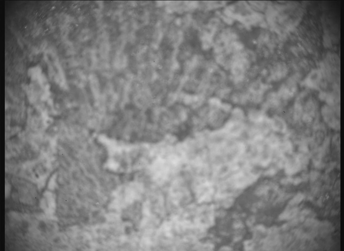 Mars image captured by SHERLOC_ACI on Perseverance