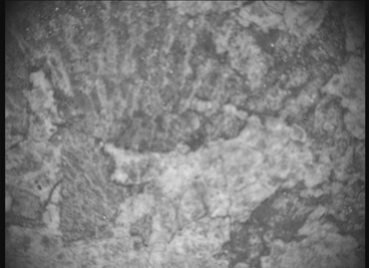 Mars image captured by SHERLOC_ACI on Perseverance