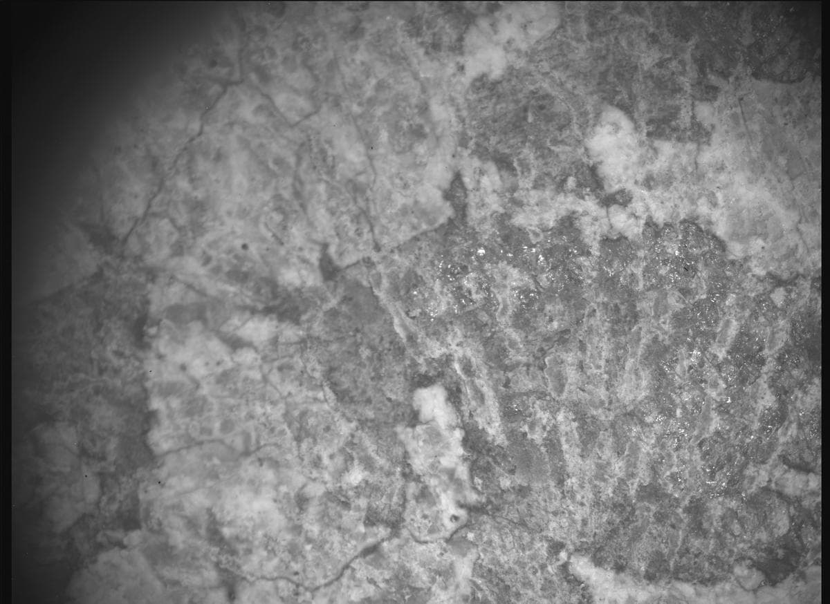 Mars image captured by SHERLOC_ACI on Perseverance