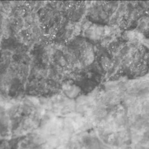 Mars image captured by SHERLOC_ACI on Perseverance
