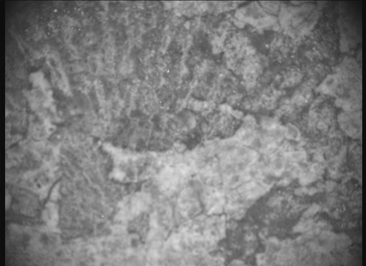 Mars image captured by SHERLOC_ACI on Perseverance