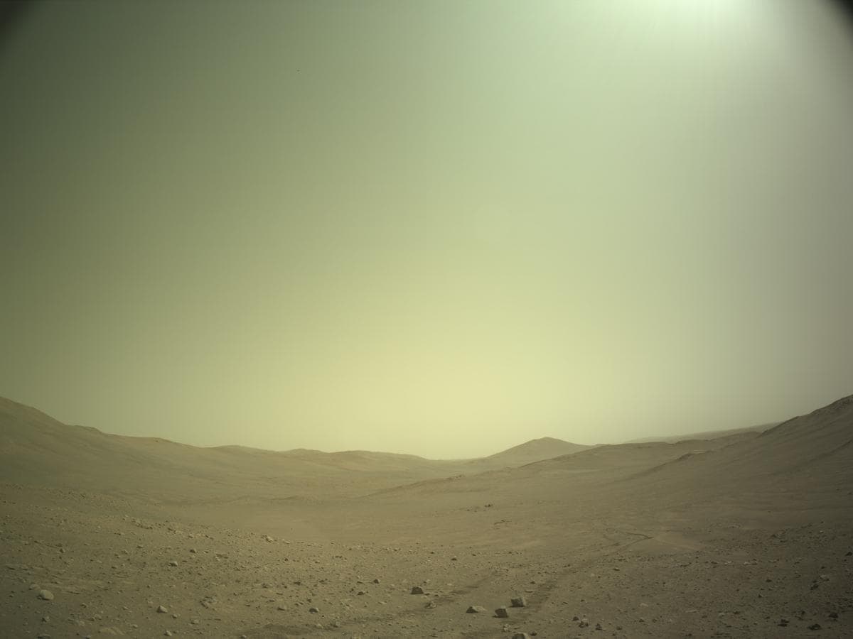 Mars image captured by NAVCAM_LEFT on Perseverance